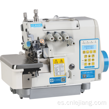 Máquina de coser de sobrelock diferencial automática arriba y abajo